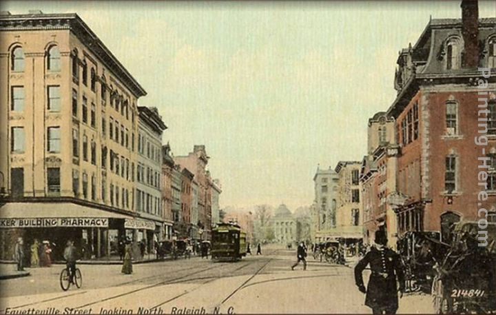 Norman Parkinson Fayetteville Street, Raleigh, North Carolina
